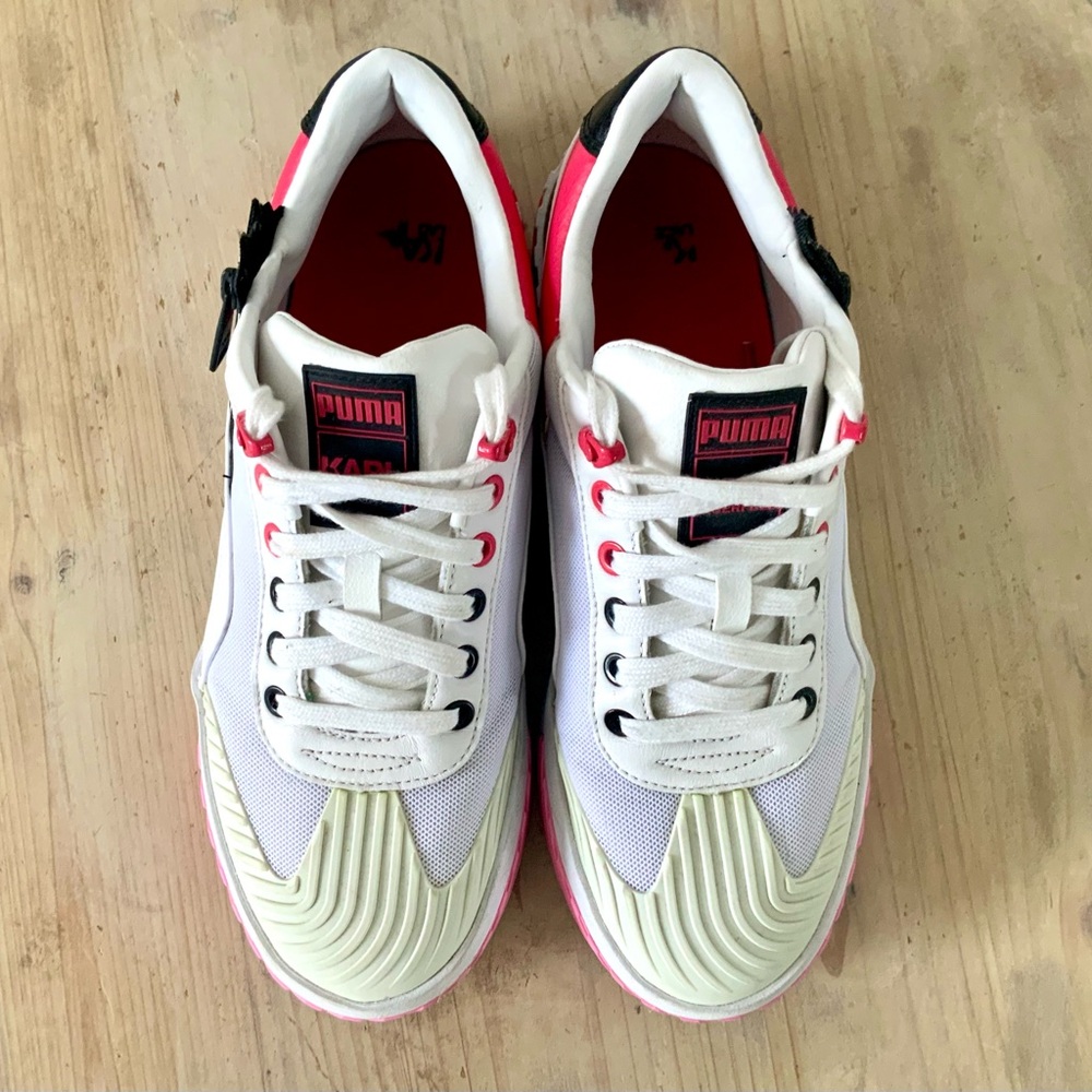 Karl Lagerfeld, Puma Collab Sneakers, Sz 10 - Picture 4 of 12